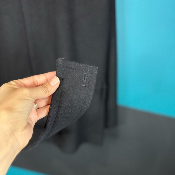 Babaton Classic Black Pea Coat size Medium Wool and Cashmere - Picture 5 of 16